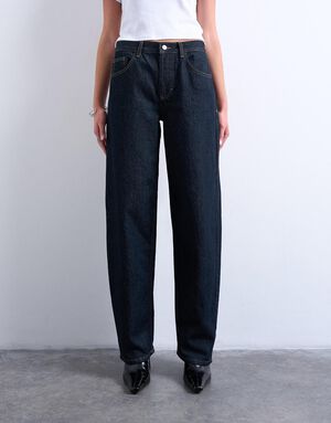 TSLOWRIE LR BAGGY DNM JEANS DB
