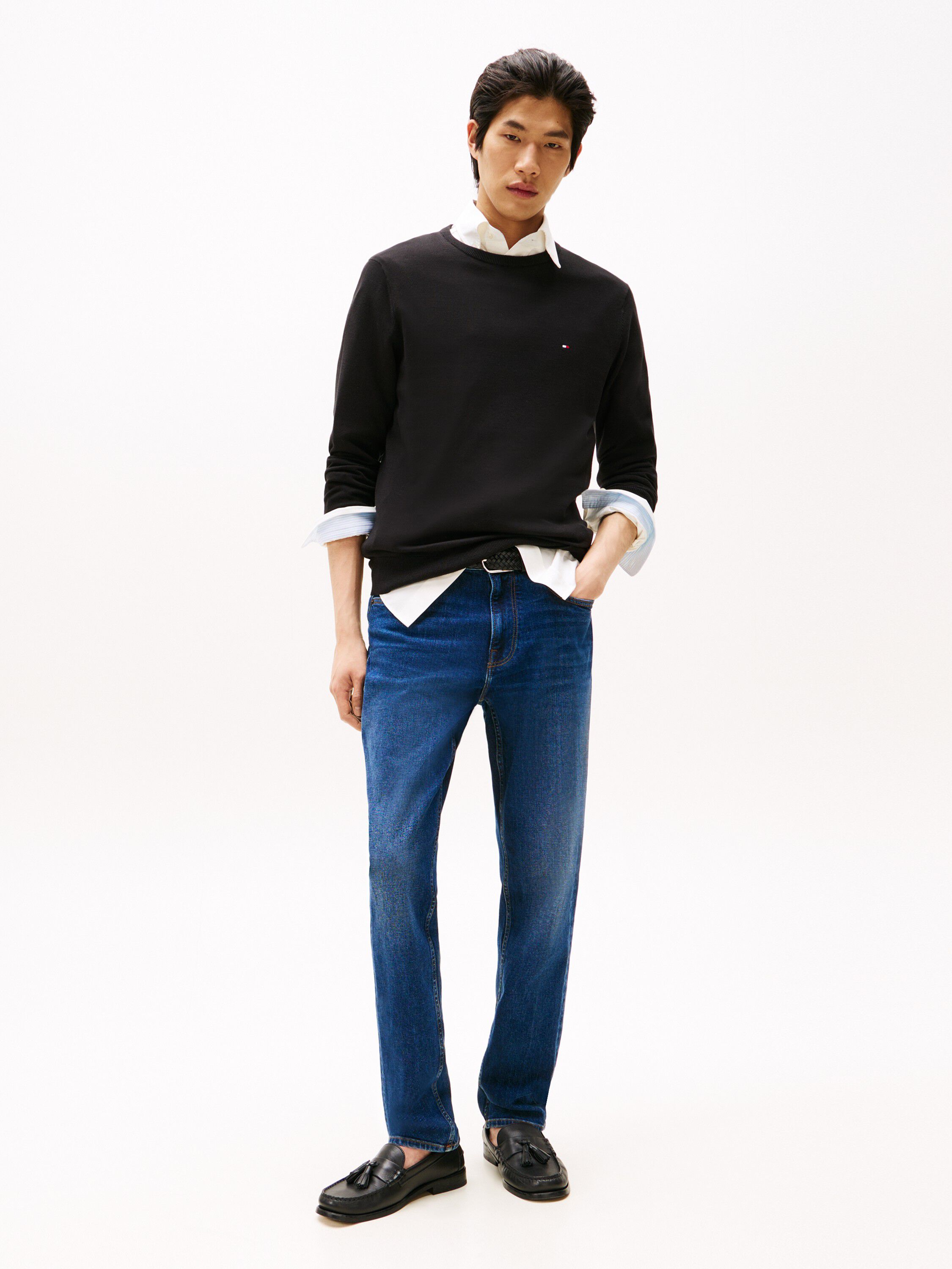 CORE ESSENTIAL COTTON CREW NECK