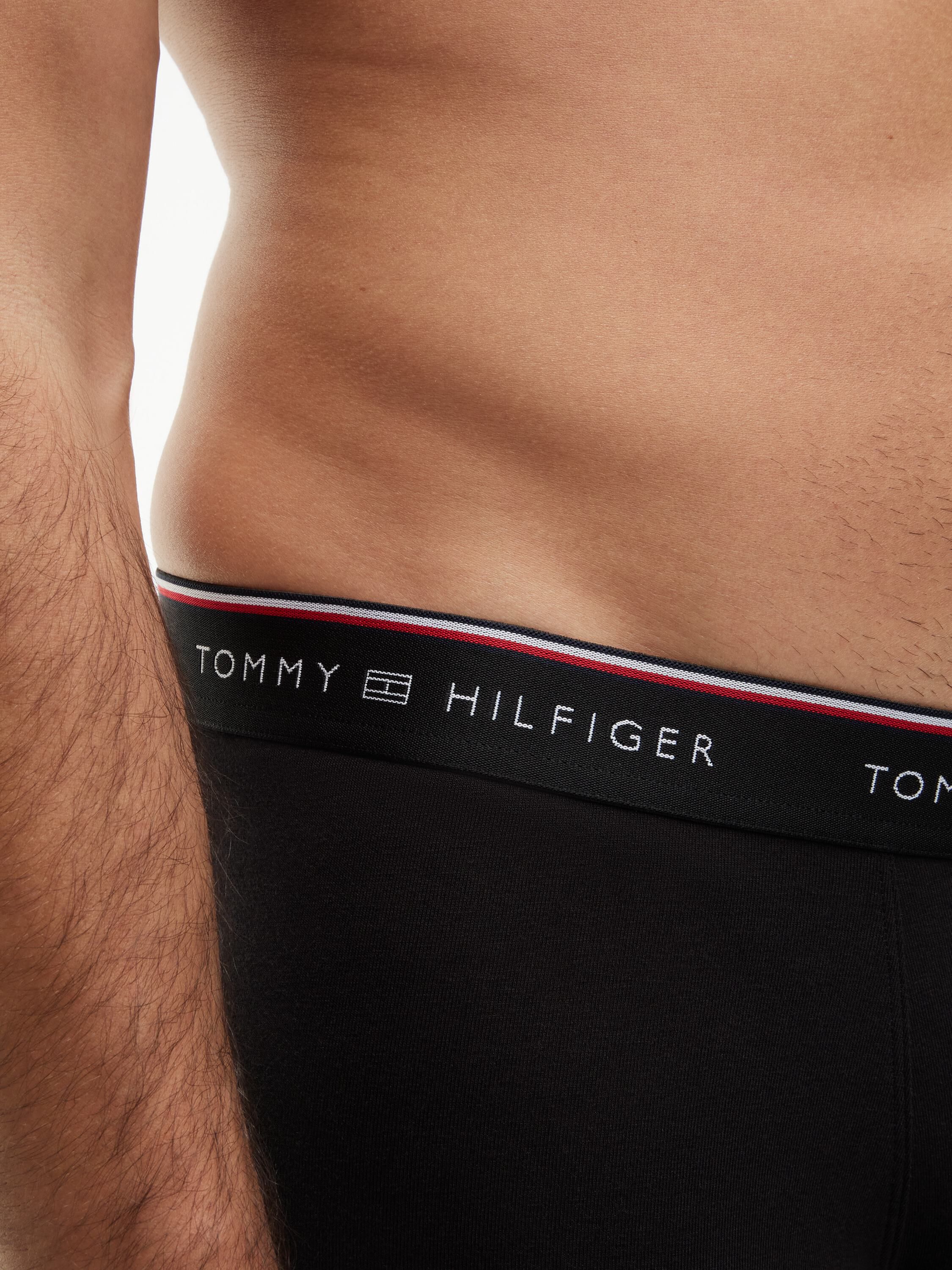 3-Pack Global Stripe Logo Waistband Trunks