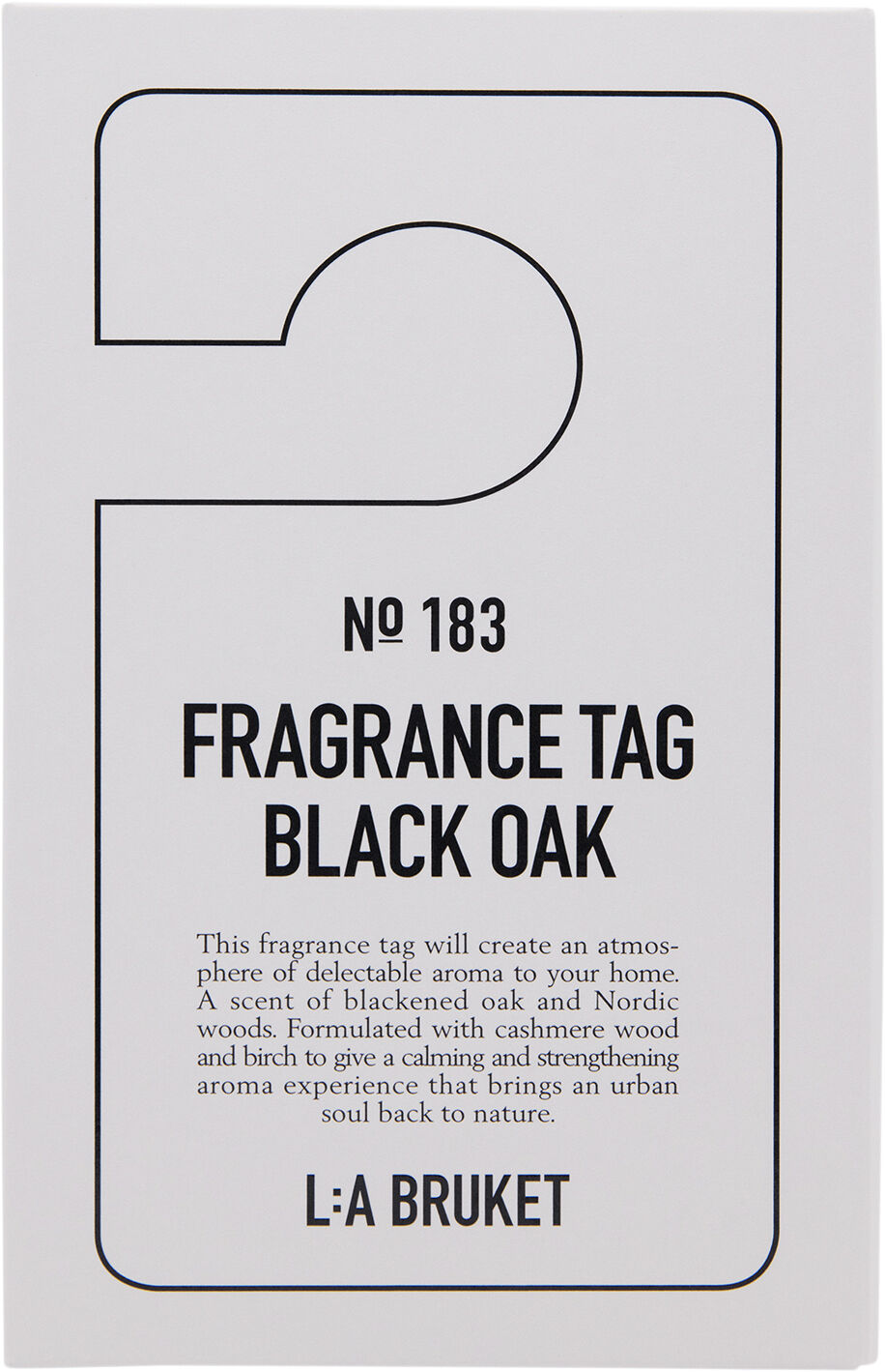 Fragrance Tag Black Oak