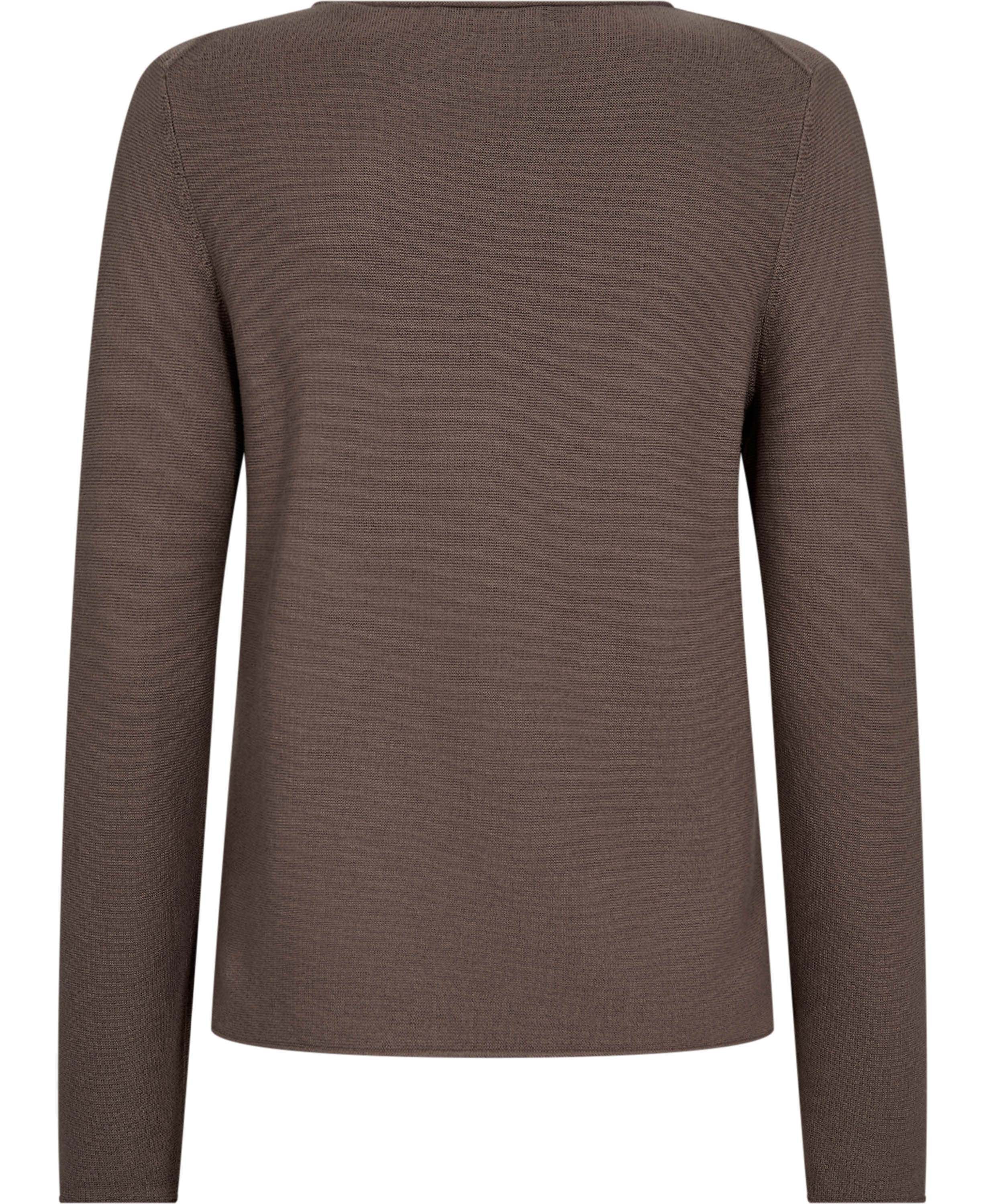 Pullover, longsleeve, boat neck