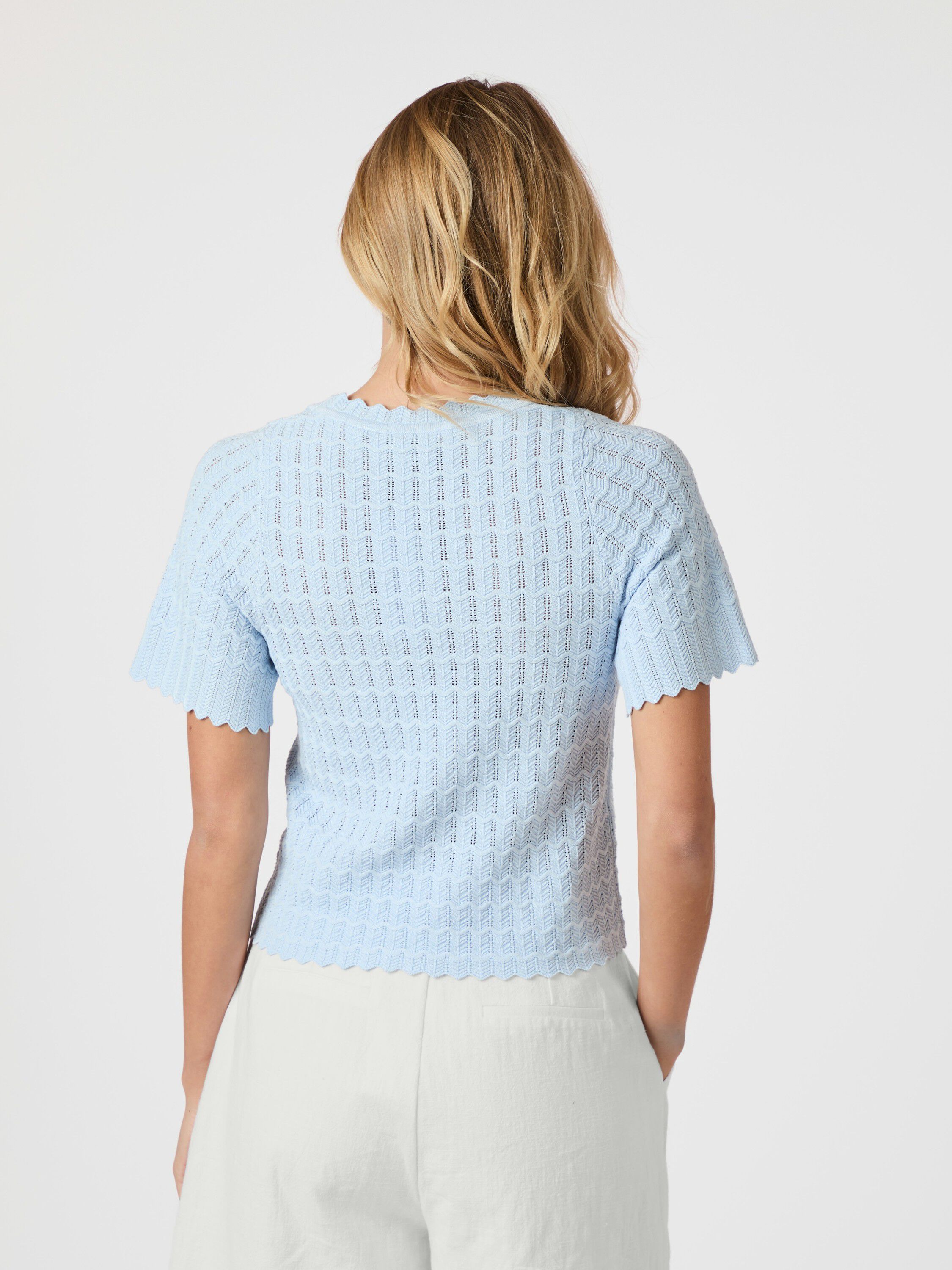 Meiko Solid Knit Blouse