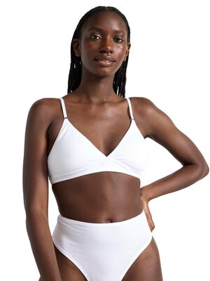 Comfy, unpadded soft bra in cotton