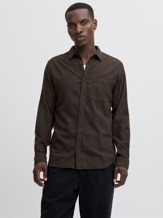 JJECLASSIC MELANGE SHIRT L/S NOOS
