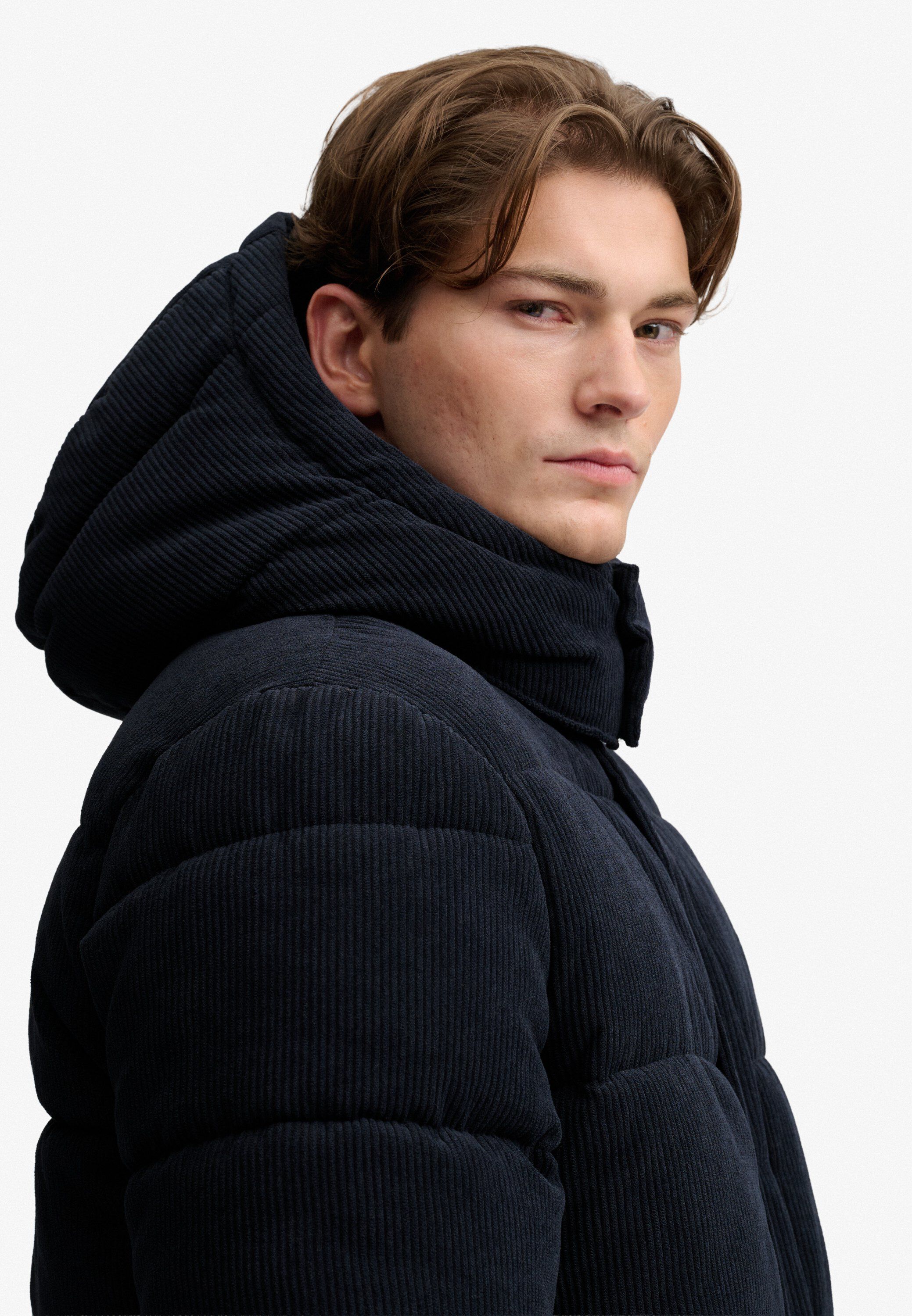 PREMIUM HOOD CORD PUFFER JKT