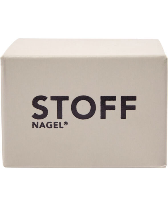STOFF Nagel reflect candle holder, small - black chrome/sort