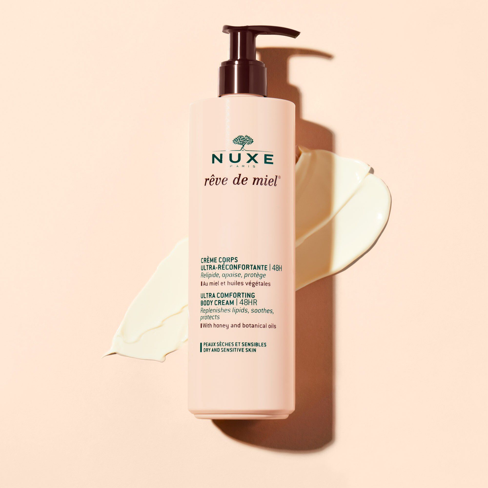 NUXE R&ecirc;ve de Miel&reg;48-hr Ultra-Comforting Body Cream 400 ml