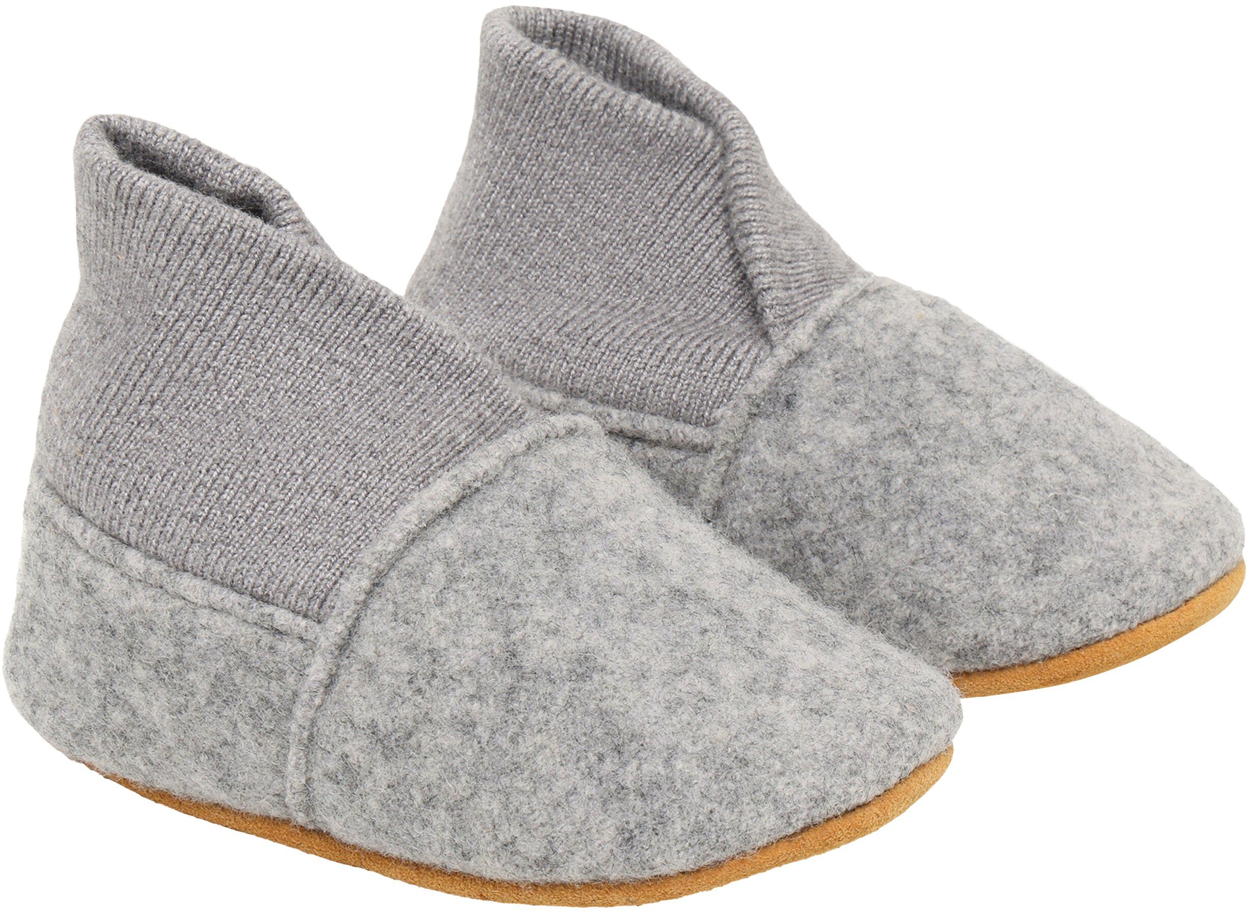 Wool Slippers w. Rib