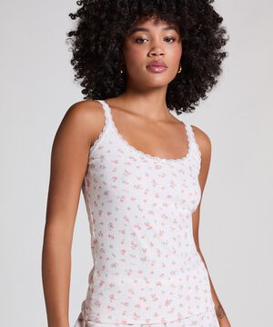 SINGLET POINTELLE LACE