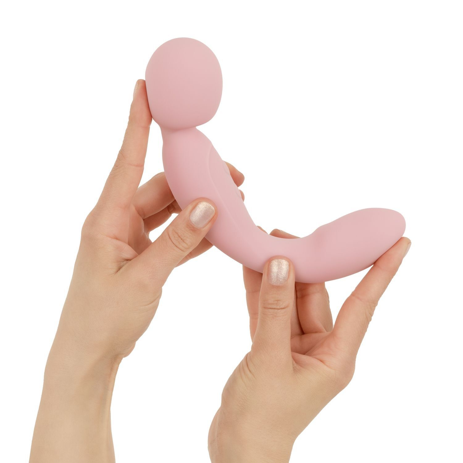 Good Vibes Only Soft Silicone Double-Sided Wand Vibrator