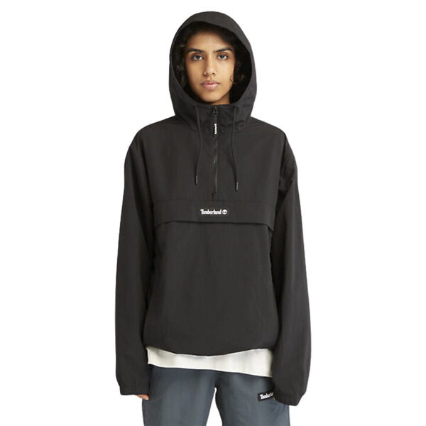 half-zip windbreaker jacket