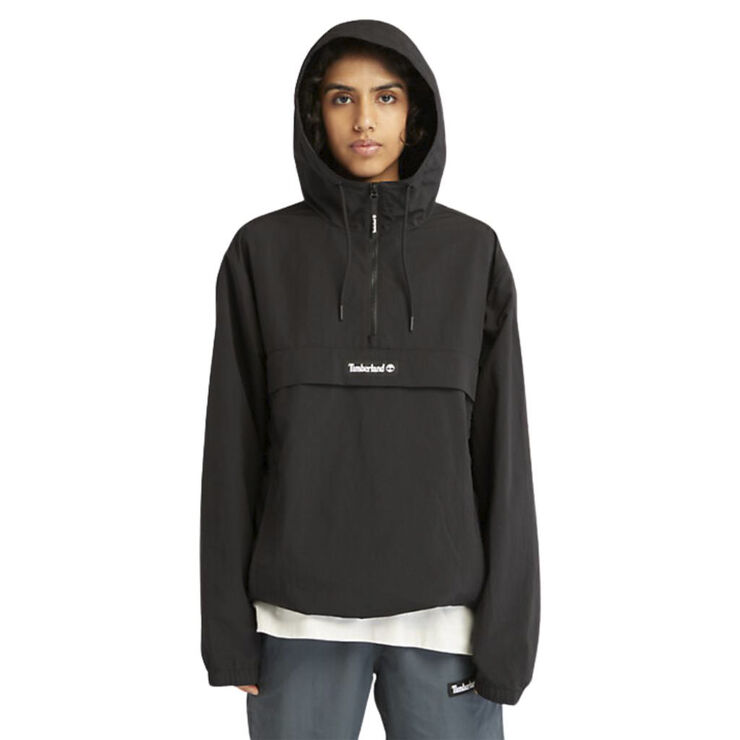 half-zip windbreaker jacket