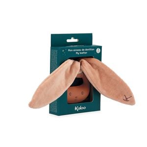 Rabbit teether terracotta