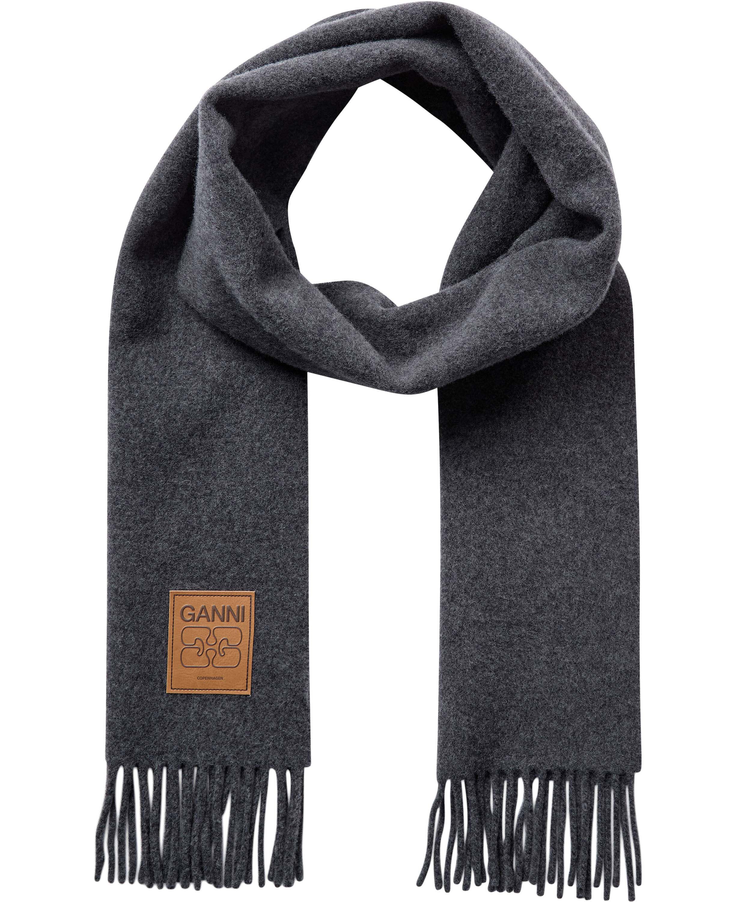Double Face Wool Solid Scarf