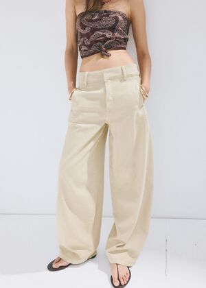 Balloon seam jeans