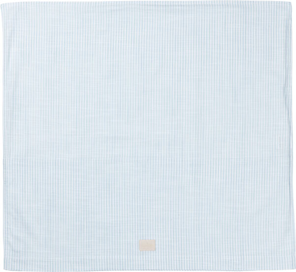 Monochrome Lines Pudebetræk lys blå/hvid 70x50 cm NO