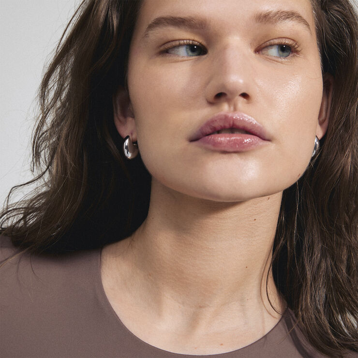 INTENT earrings silver-plated