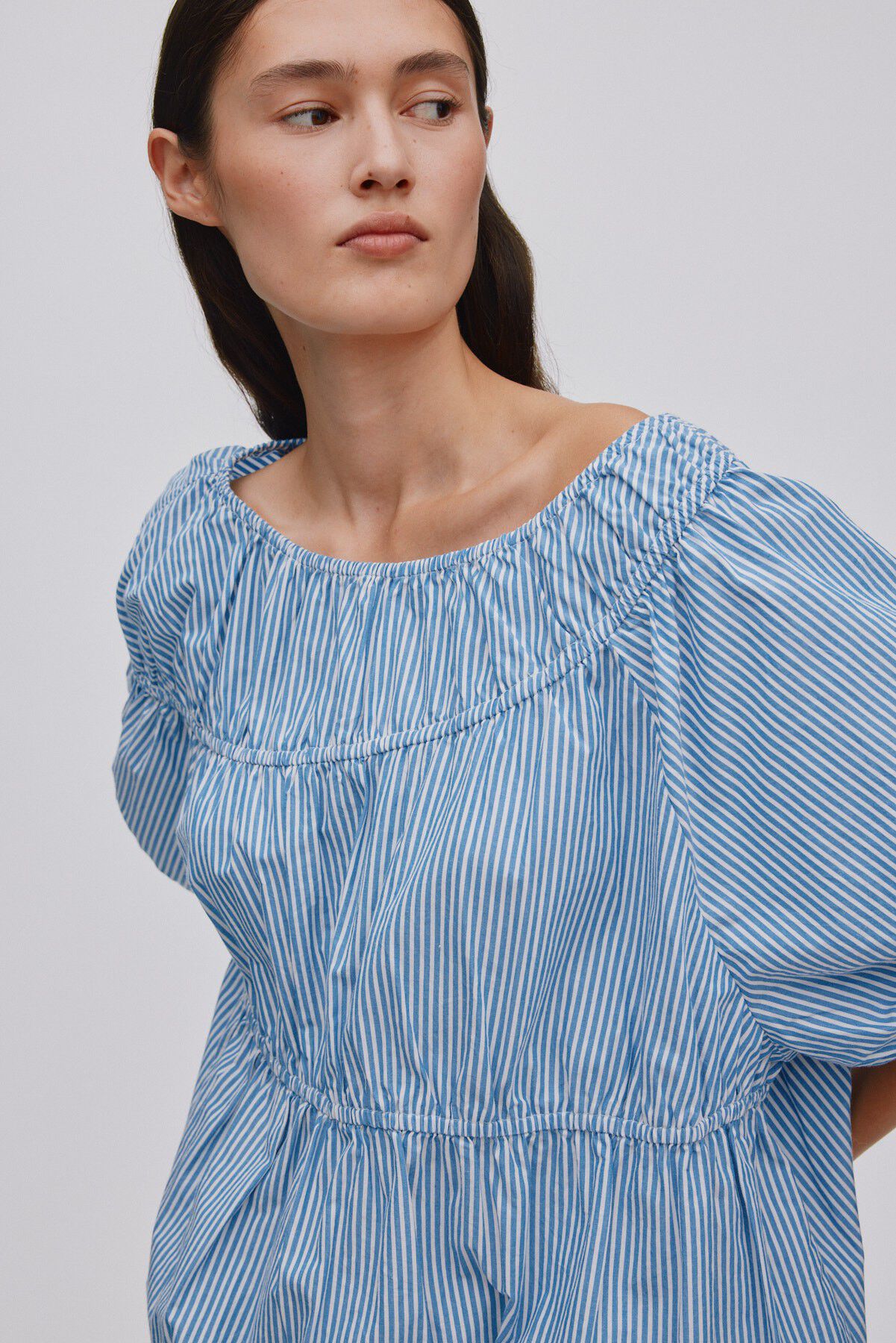 Quilt stripe elasticated top - Lott