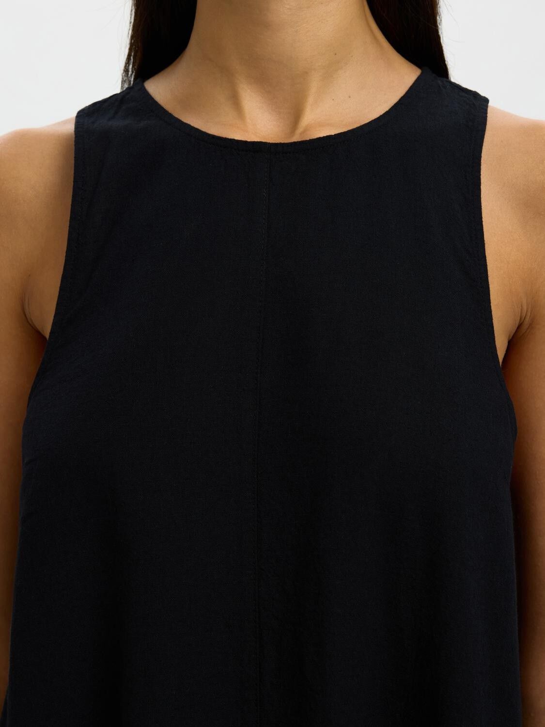 SLFLUISA RELAXED LINEN BLEND DRESS