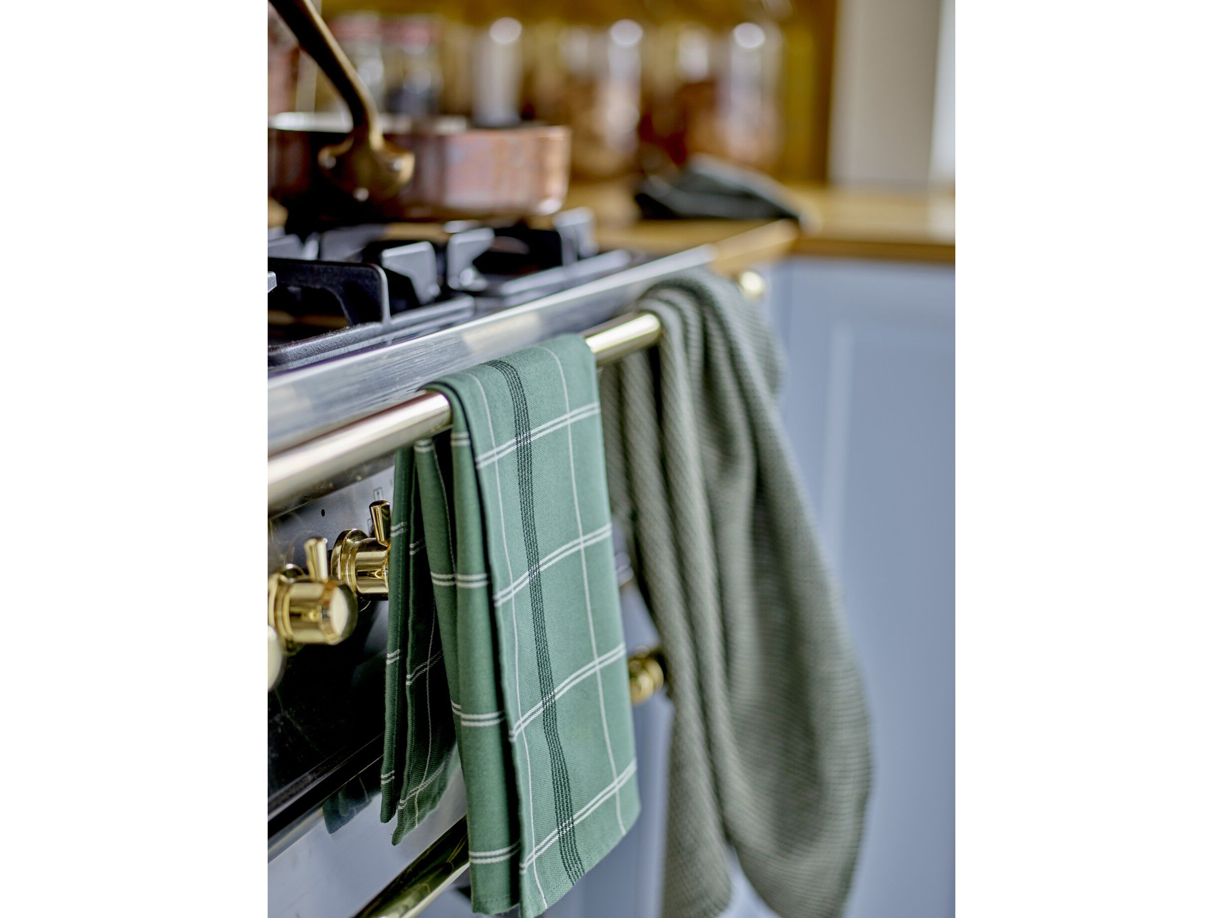 Viskestykke 50x70 Minimal Green