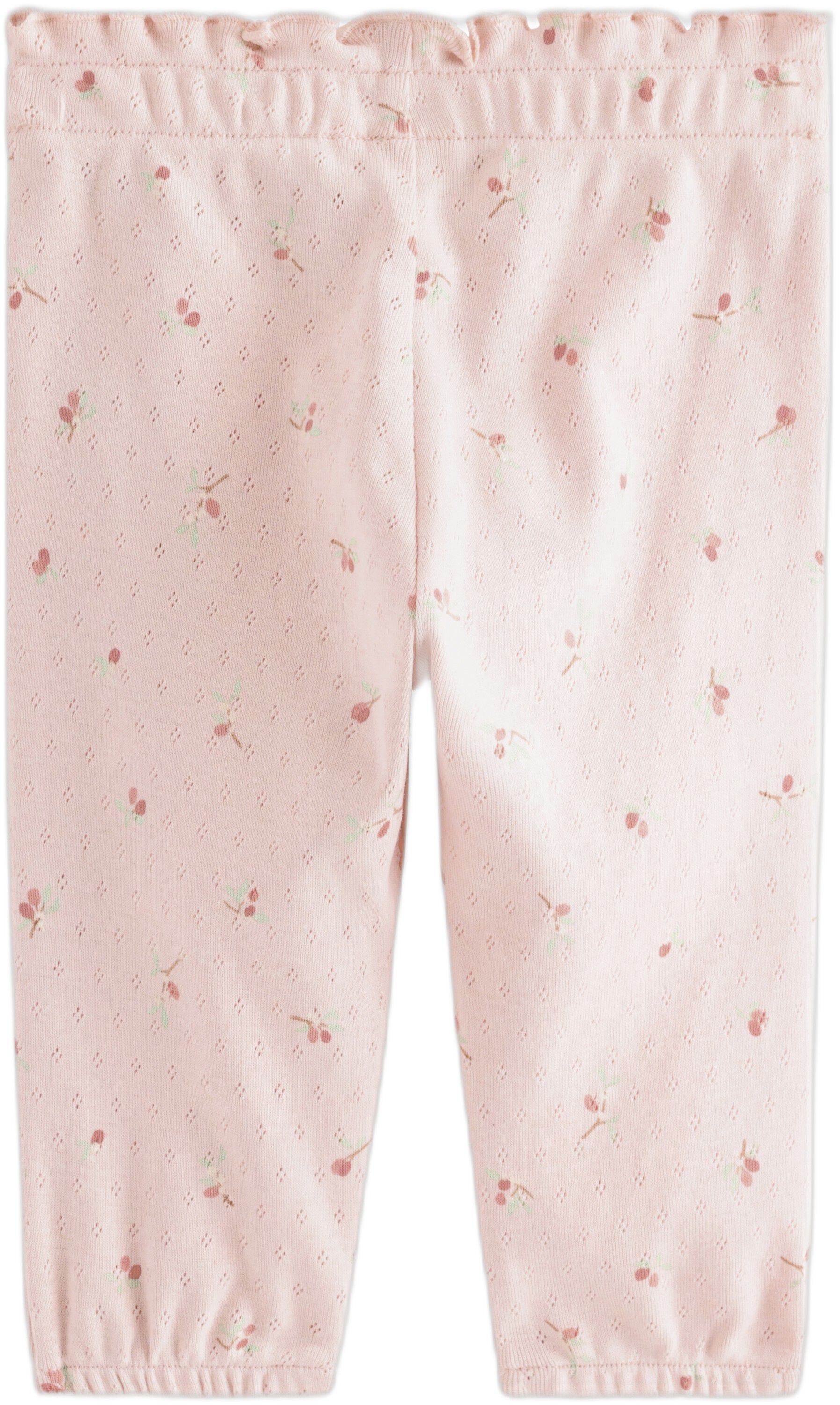 Trousers loose pointelle aop
