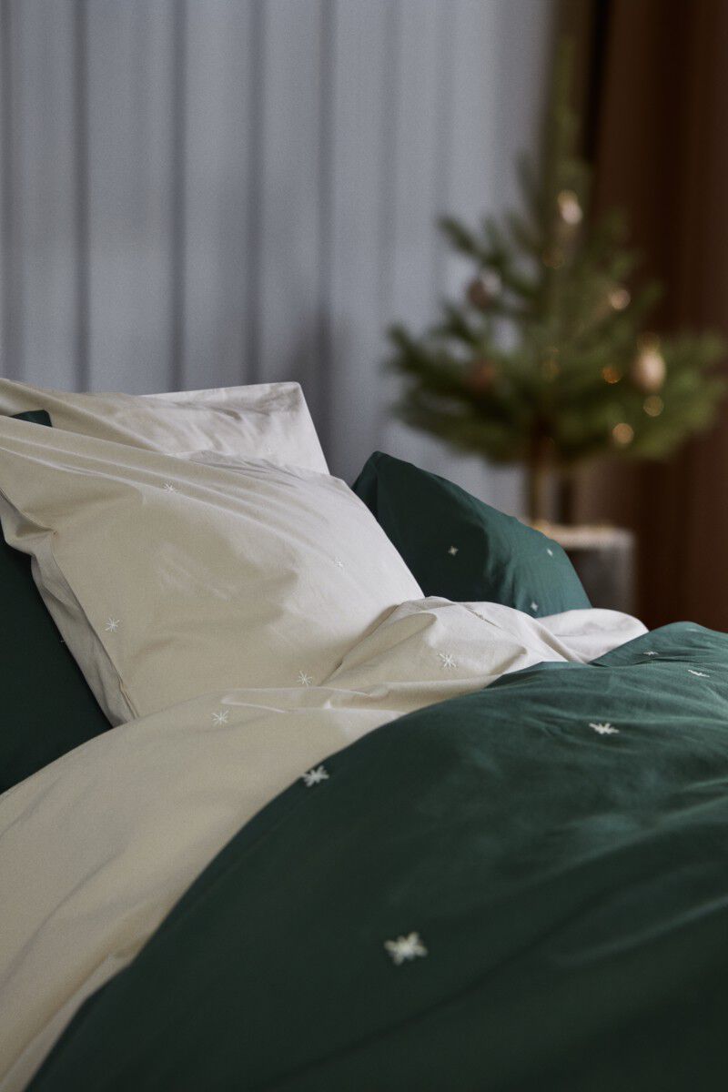 Christmas Fable Senget&oslash;j 140x200 cm gr&oslash;n DK