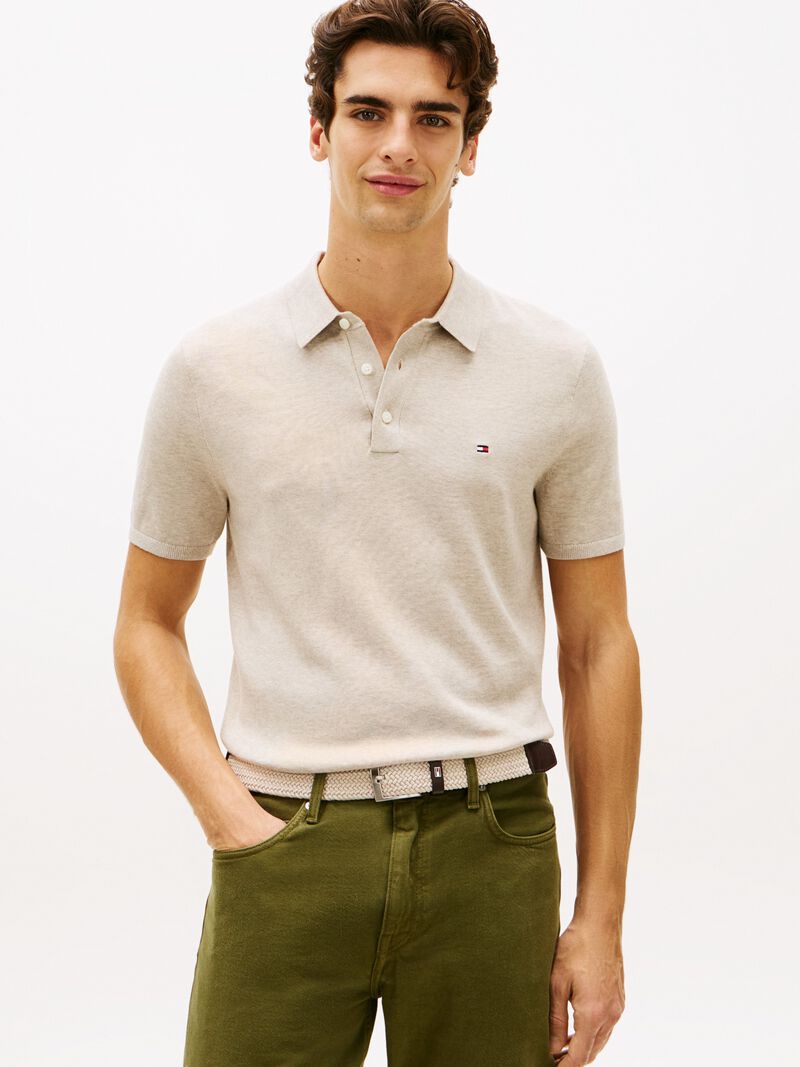 Regular Fit Knit Polo Shirt