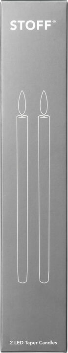 STOFF LED kertelys af Uyuni Lighting, 2 stk.