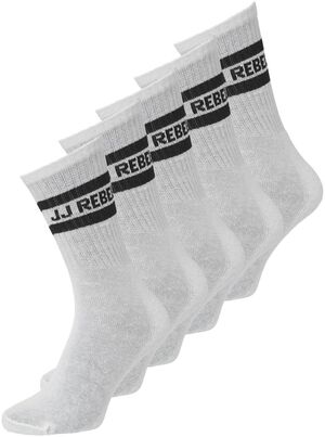 JREBREBEL LOGO TENNIS SOCKS 5 PACK