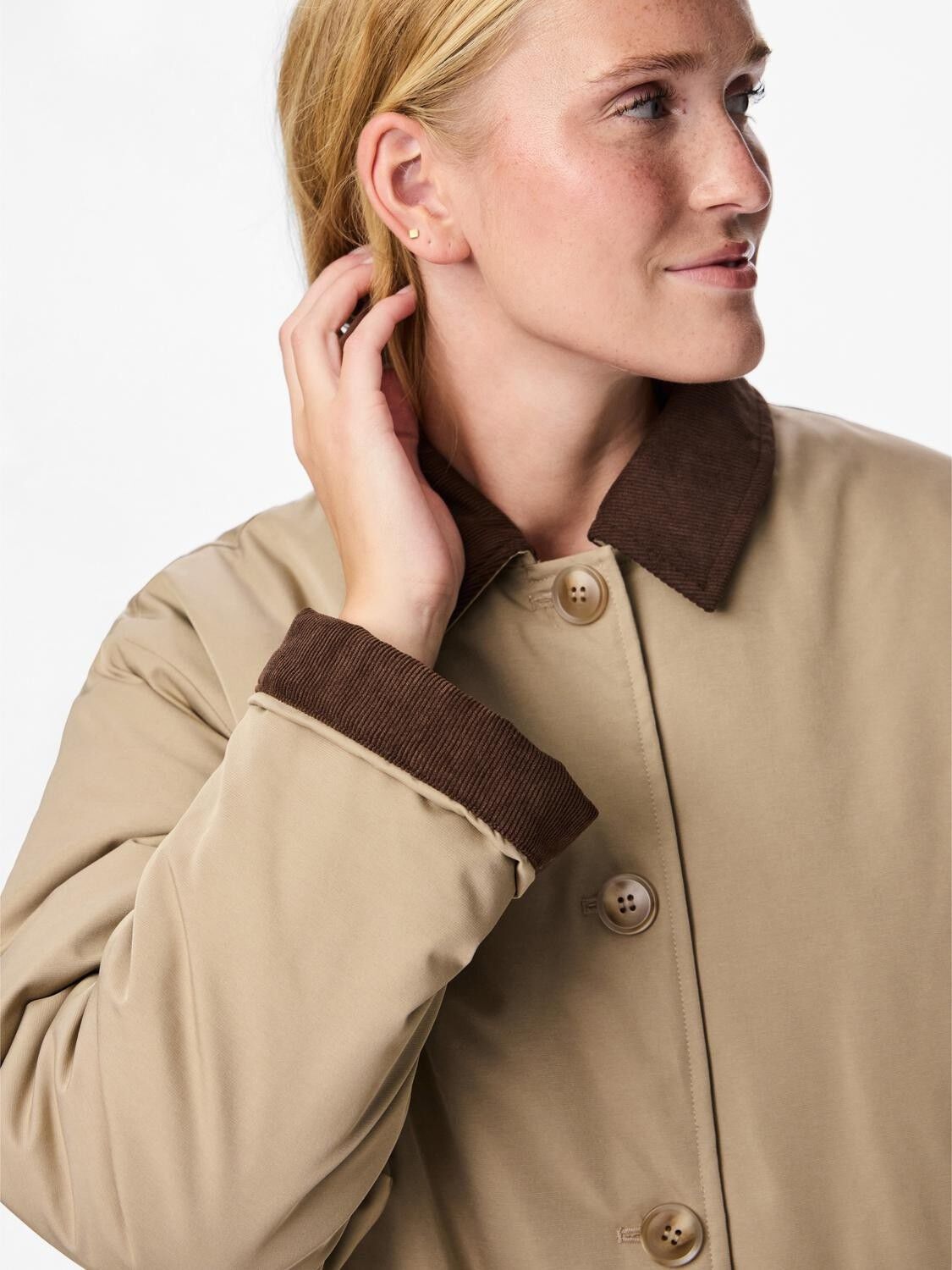 PCJORMA LONG CORDUROY JACKET NOOS