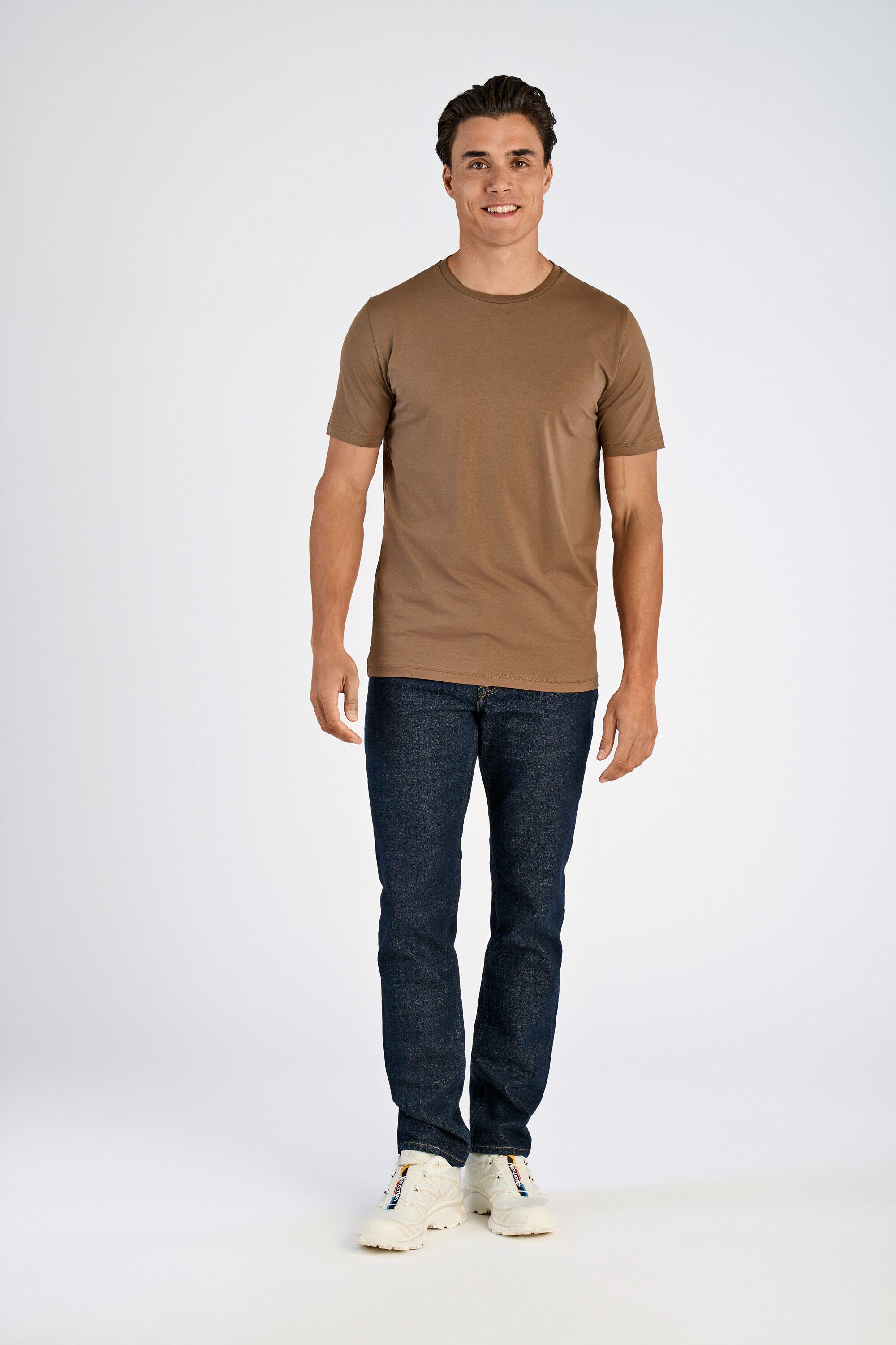 Mens stretch crew neck tee S/S