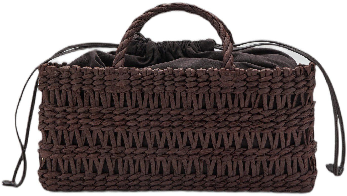 Medium natural fibre tote bag