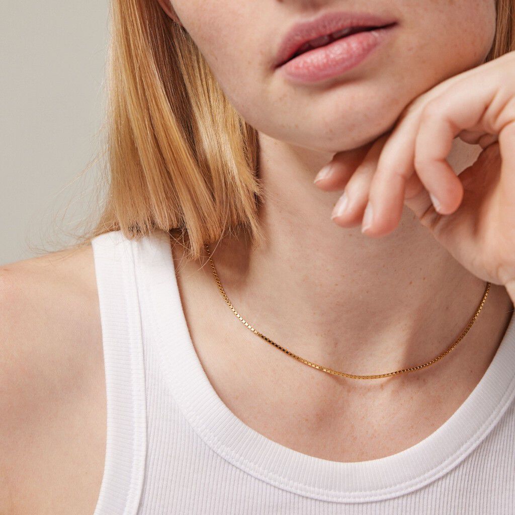 Necklace, Box Chain 1,45 mm