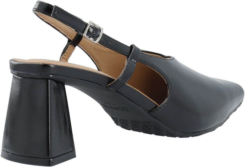 BIAMARALYN High Vamp Slingback Faux Leather