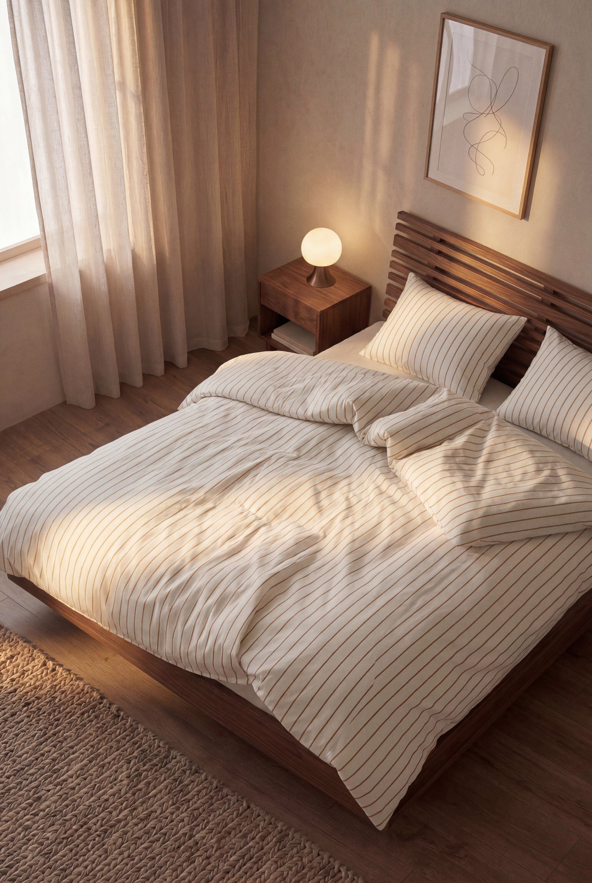 Soft Senget&oslash;j 200x220 cm off-white/karamel DK