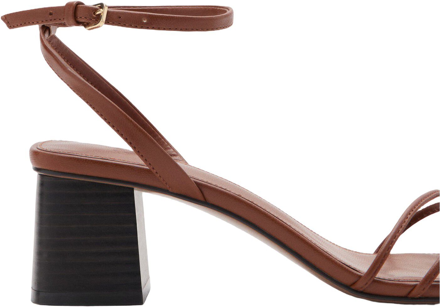 Heeled sandals with straps