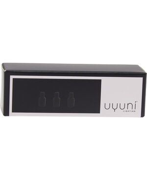 MATRIX Candle Holder - 3pack Connector - Matte Black - 1 x 2