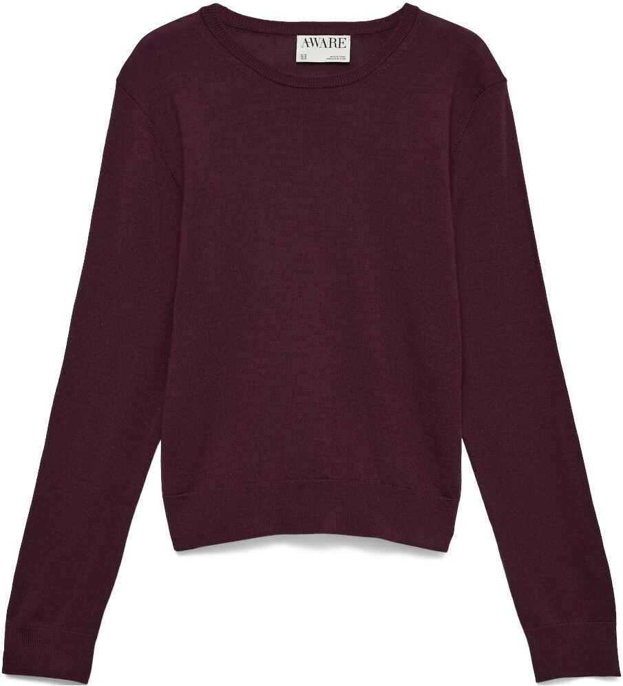 AWCARA LS O-NECK WOOL PULLOVER