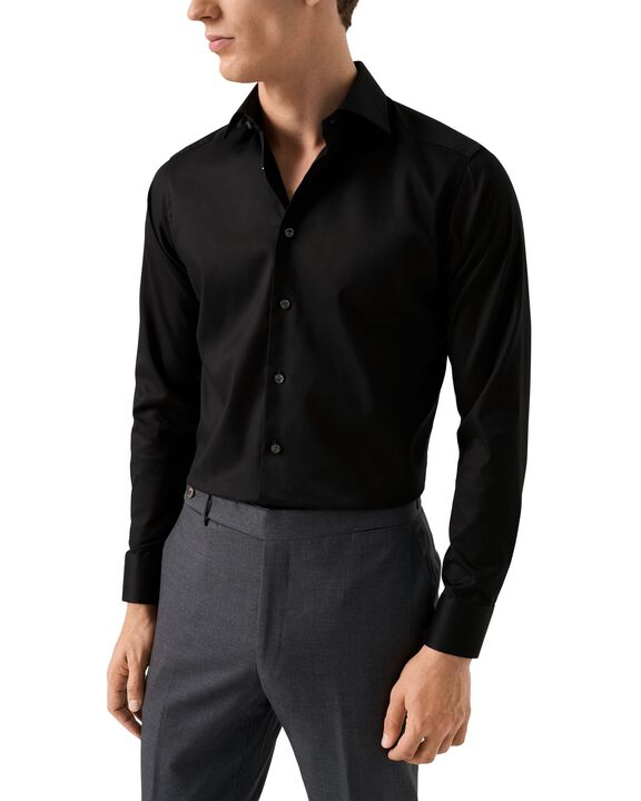 Slim Fit Light Blue Signature Twill Shirt