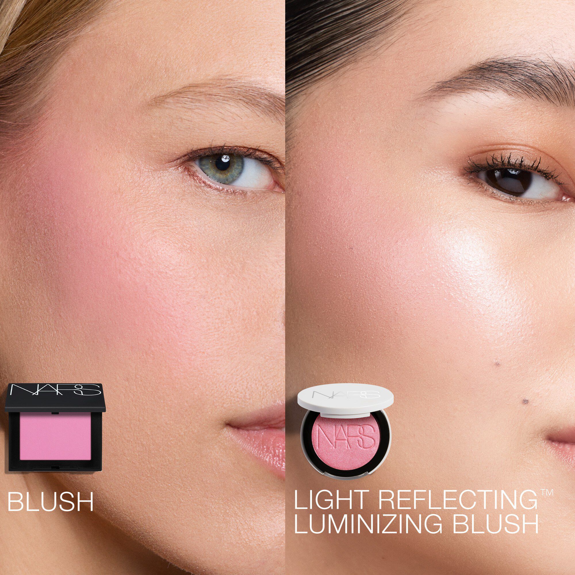 Light Reflecting Luminizing Blush - Perlemorsskinnende, lysgivende blu