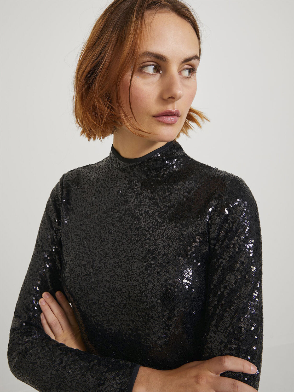 JXISLA SEQUIN LS TOP WVN