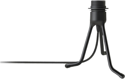 Tripod Base matt black H 18,6 cm