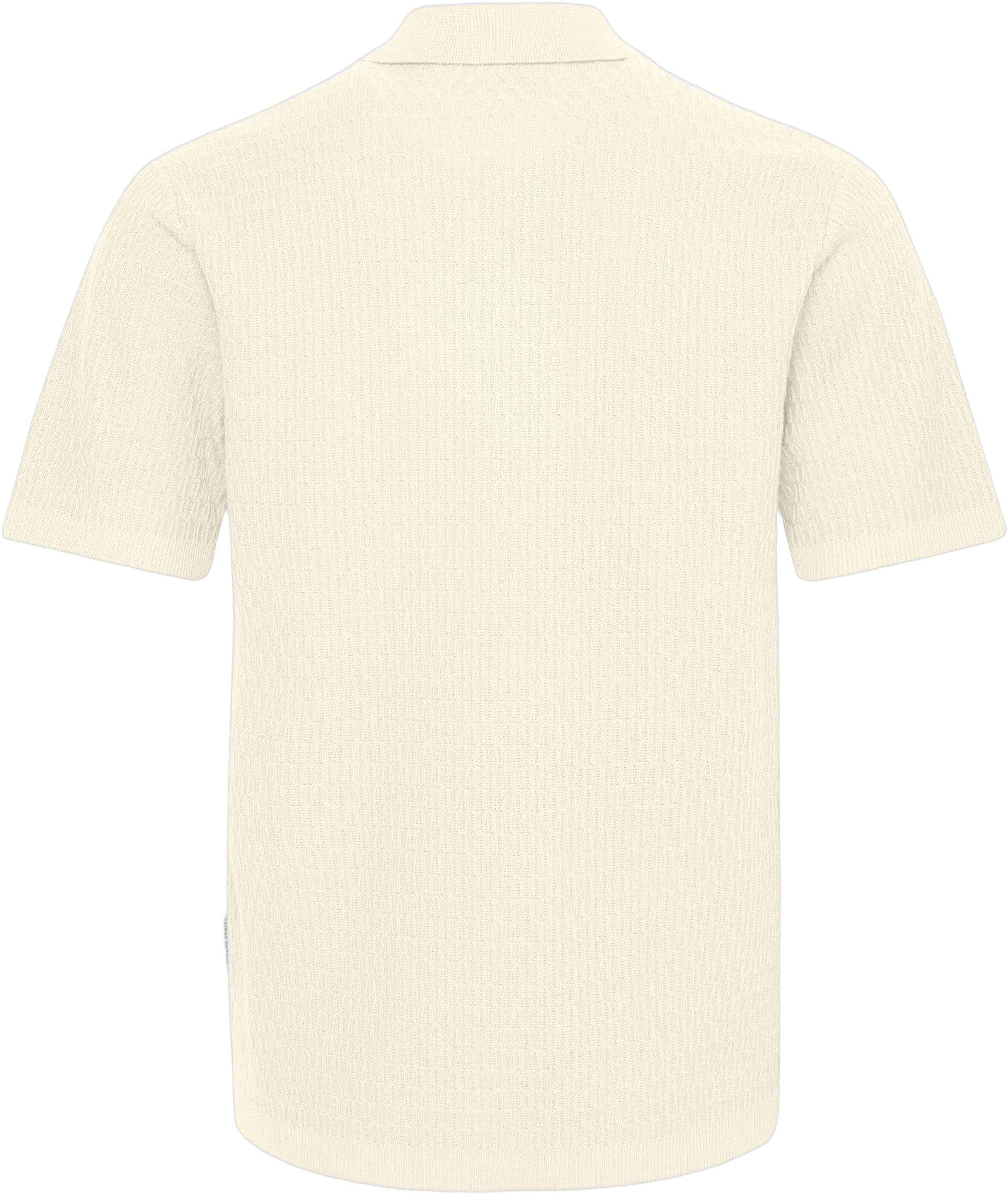 CFJOE SS structured polo knit