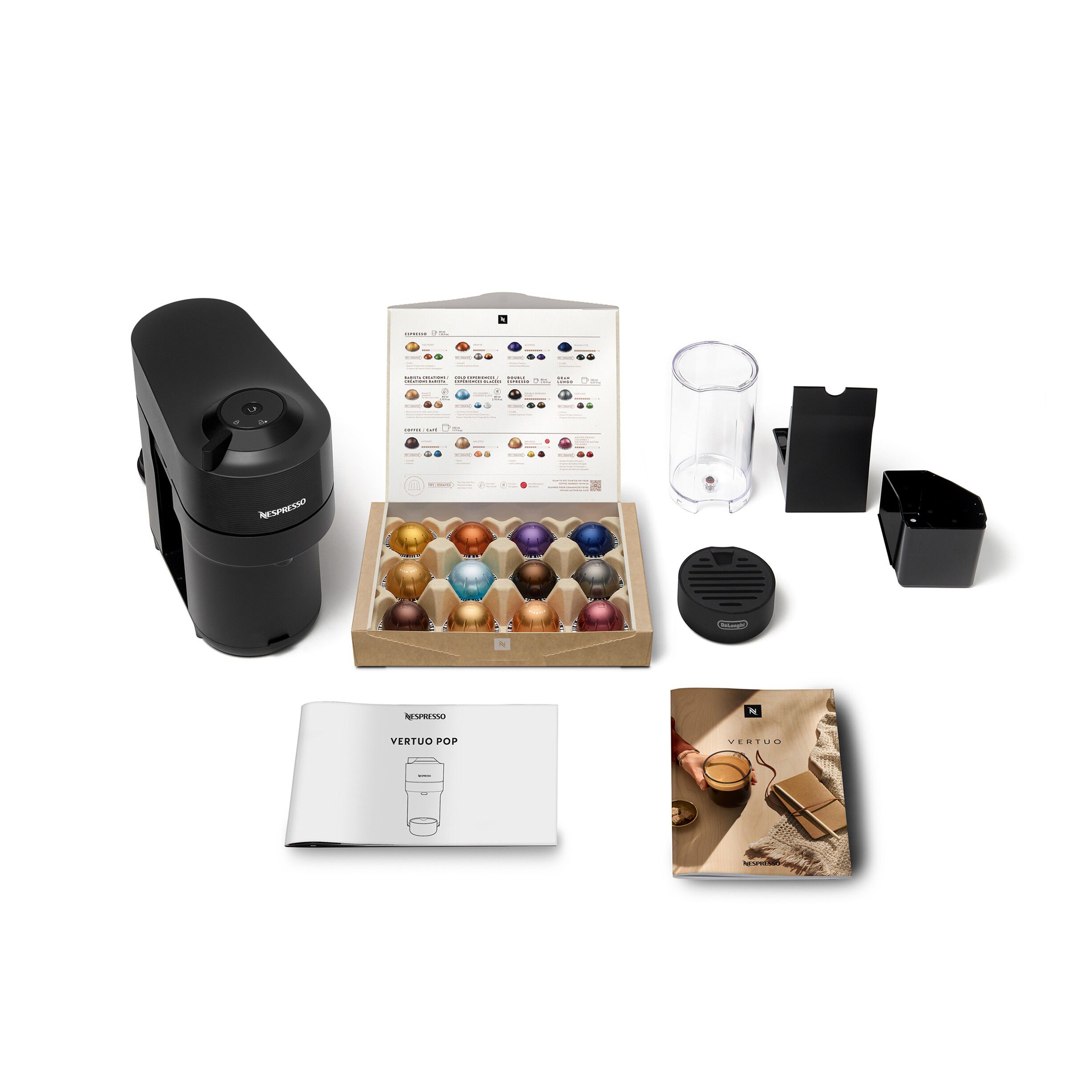 Nespresso Vertuo Pop coffee machine fraDeLonghi, Liquorice Bl