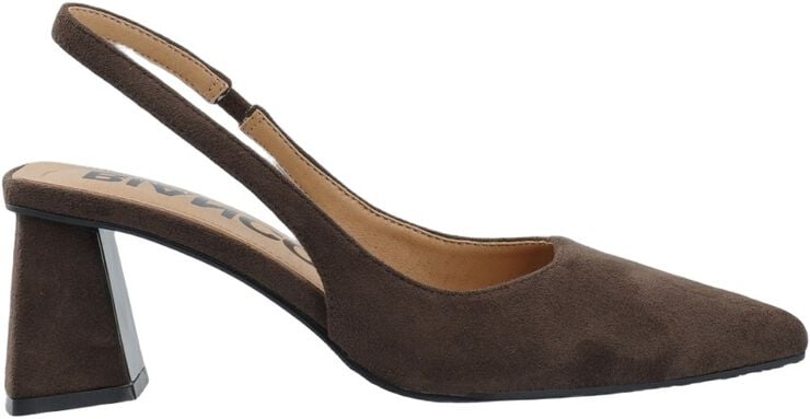 BIAMARALYN Slingback Faux Suede