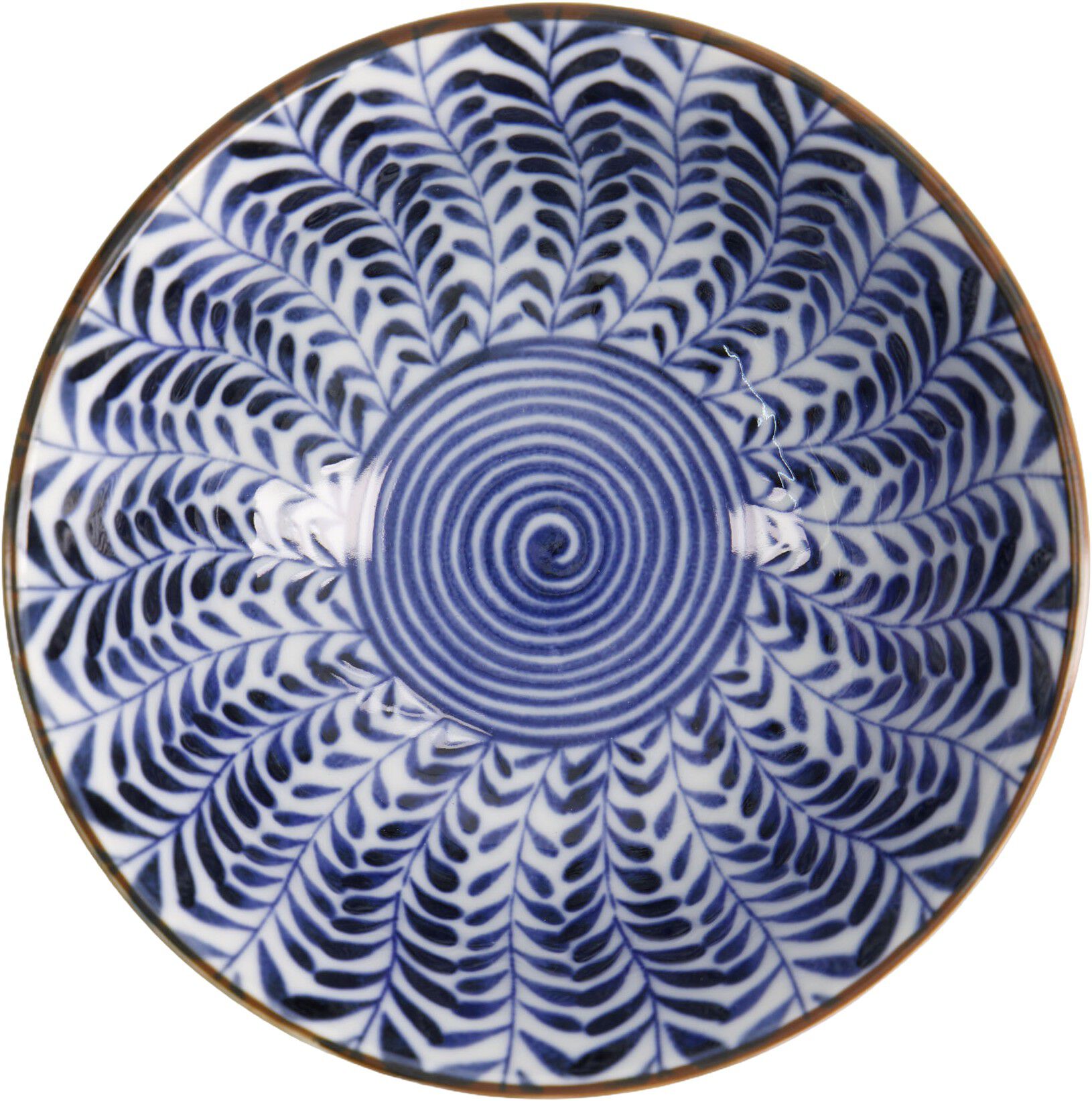 Mino Blue Mixed Bowls Tayo Bowl 15x7cm Shidare 21647 6/48