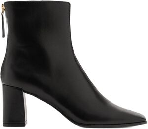 Block ankle boots with square toe