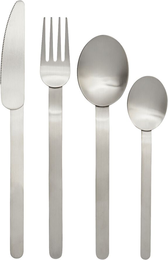 Stelo Cutlery - Set of 4 - Brushed Stainless Steel
