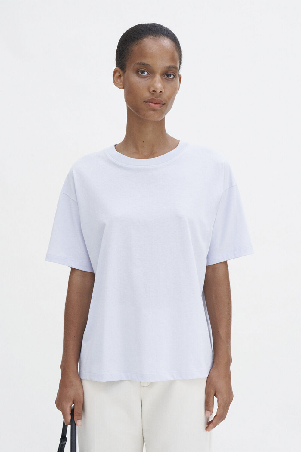 FILIPPA K 売れ筋商品|||フィリッパコー Tシャツ トップス レディース Tops White Filippa K Frayed R-Neck Top - Ivory | Garmentory