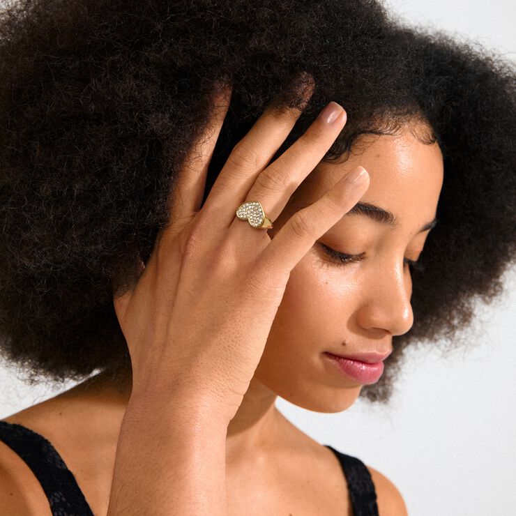 EMMETT ring gold-plated